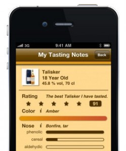 Screenshot von iMalt, Bild: www.imaltwhiskyapp.com